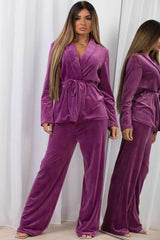 velvet loungewear set