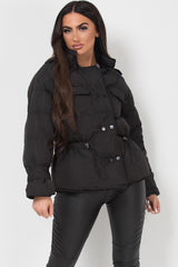 black padded jacket womens