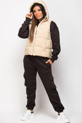 padded gilet on sale womens 