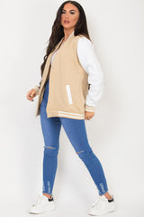 womens varsity bomber jacket