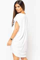 white oversized cotton top womens 