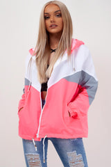 neon pink jacket womens 