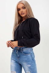 black oversized crop hoodie styledup fashion 