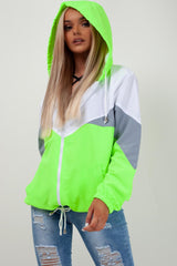 neon green festival jacket womens uk 